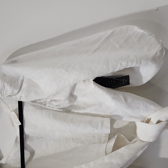 Posse Mia Tie Front Linen Top - Picture 4 of 12